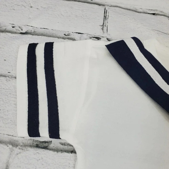 Blue Mini Sailor Set Baby Boys 2 pcs Outfit. T-Shirt and Shorts Baby Boys Set. - Picture 10 of 12